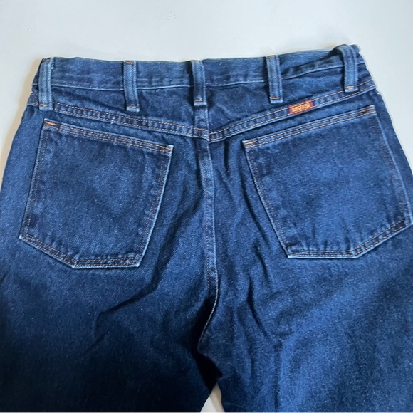RARE🎉 Rustler • vintage Y2K classic retro dark blue denim jeans - Picture 8 of 11